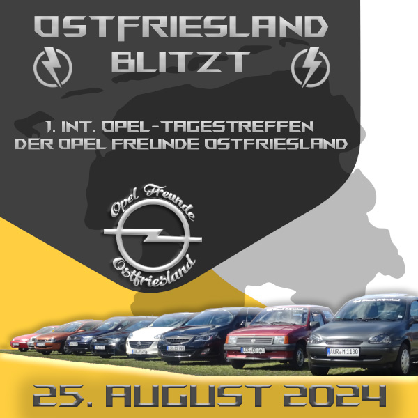 ↯OSTFRIESLAND BLITZT↯ Das Opel-Treffen im Norden 2024 im Motodrom Halbemond an der Nordsee